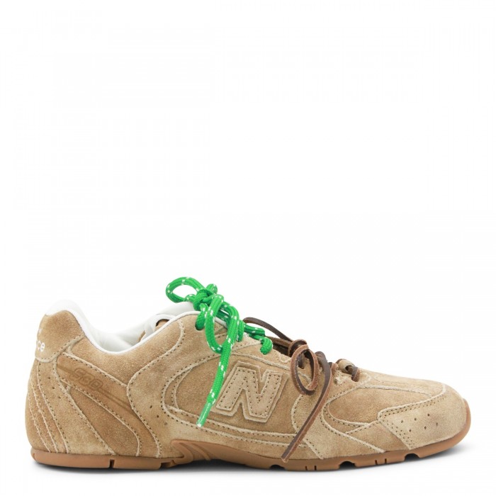 ECRU SUEDE SNEAKERS