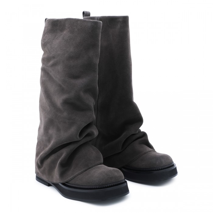 DARK GREY SUEDE ROBIN... 2