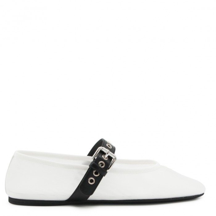 WHITE LOGO FLATS