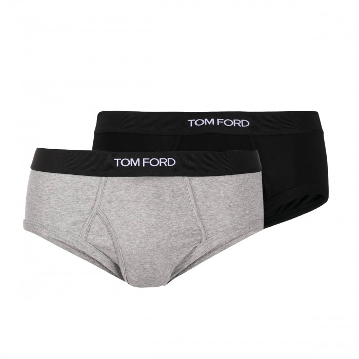 BLACK AND GREY COTTON...