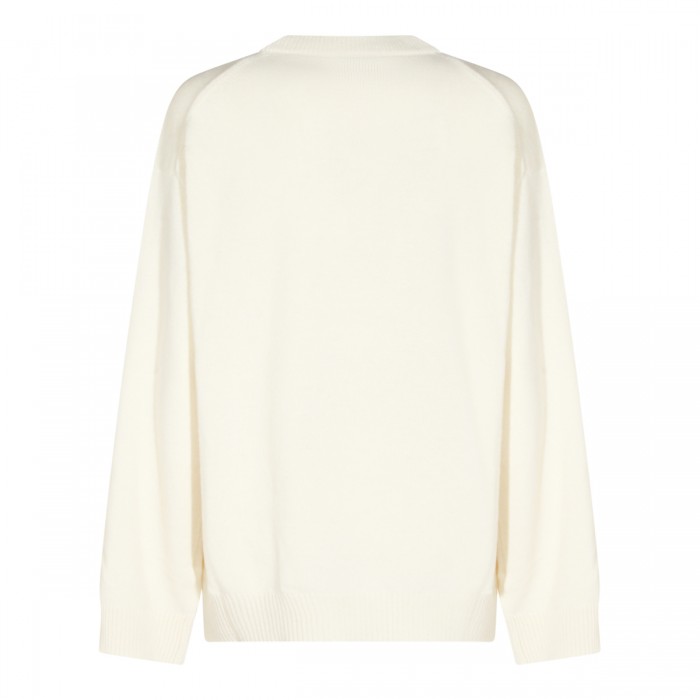 EGRET WOOL SWEATER 2