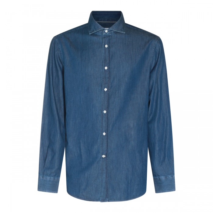 INDIGO COTTON SHIRT