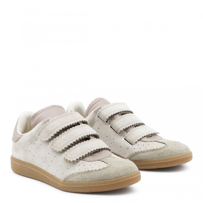 BEIGE LEATHER BETH SNEAKERS 2