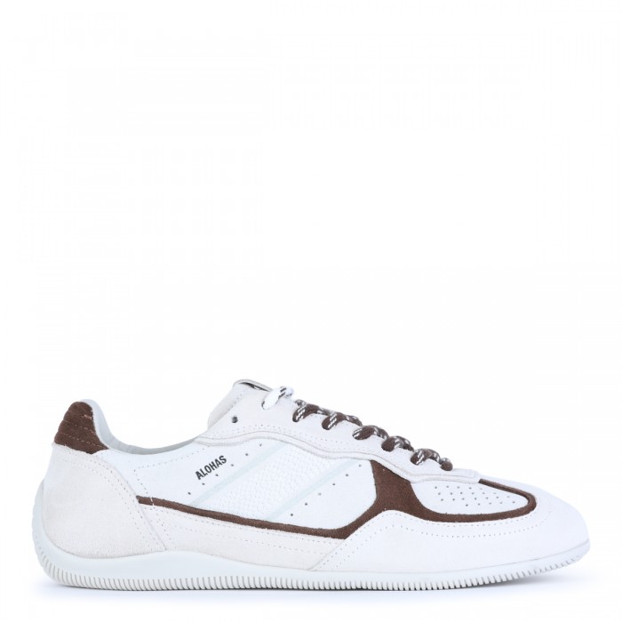 WHITE LEATHER SNEAKERS