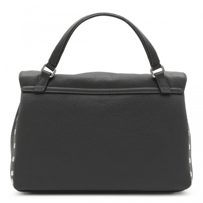 DARK GREY LEATHER POSTINA...