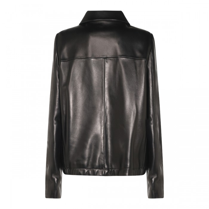 BLACK LEATHER JACKSON JACKET 2