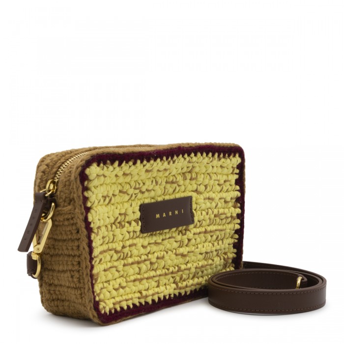 YELLOW AND BROWN WOOL... 2