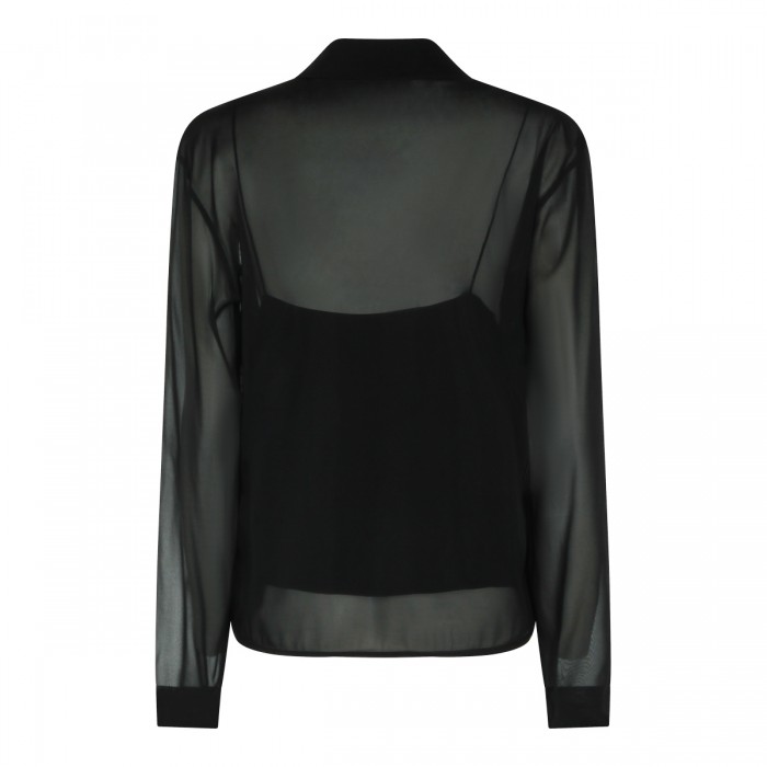 BLACK SILK SHIRT 2