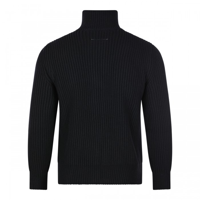 BLACK WOOL SWEATER 2