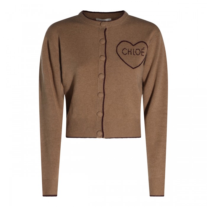 BLEACHED BROWN WOOL AND...