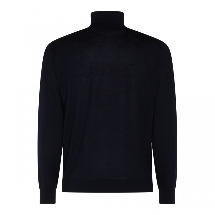 NAVY WOOL KNITWEAR 2
