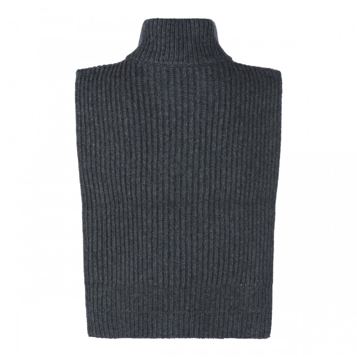 DARK GREY MELANGE WOOL... 2