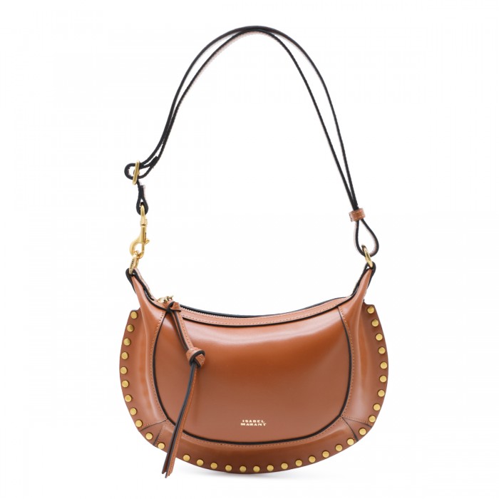 COGNAC LEATHER OSKAN MOON...