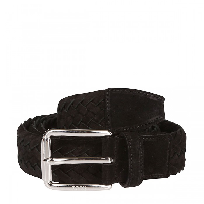 BLACK LEATHER BELT