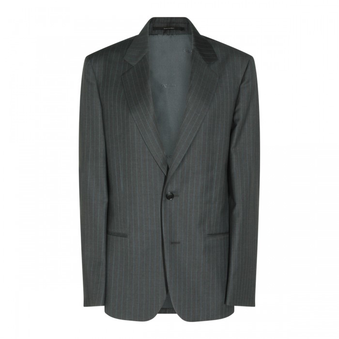 GREY WOOL BLAZER