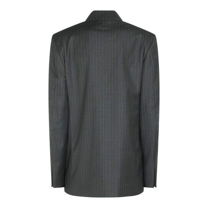 GREY WOOL BLAZER 2