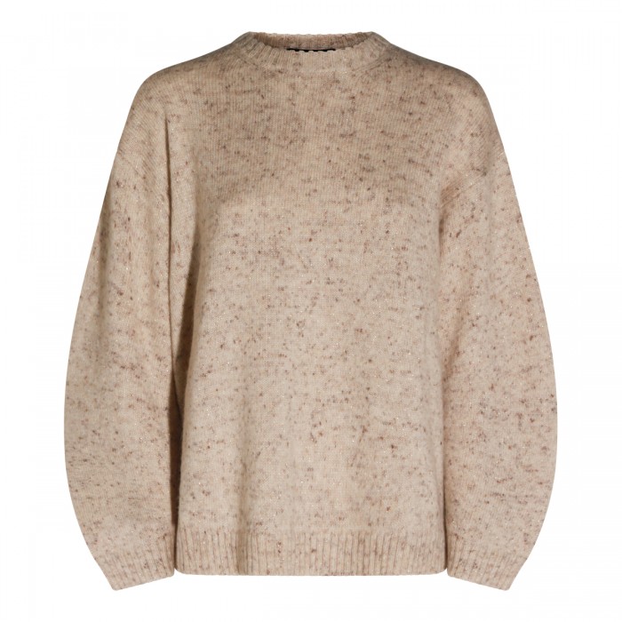 BEIGE WOOL KNITWEAR