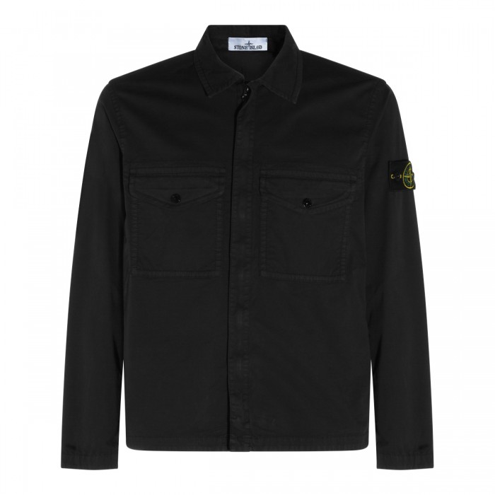 BLACK COTTON SHIRT