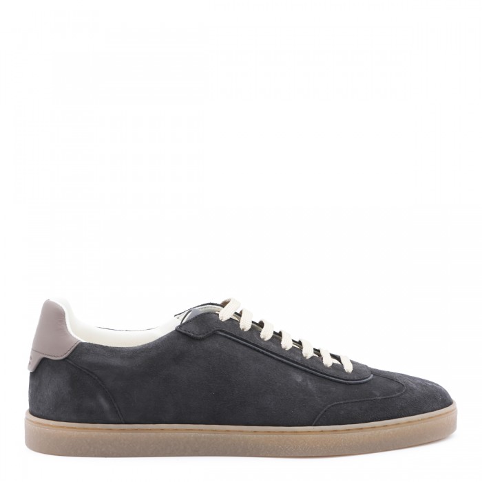 BROWN LEATHER SNEAKERS