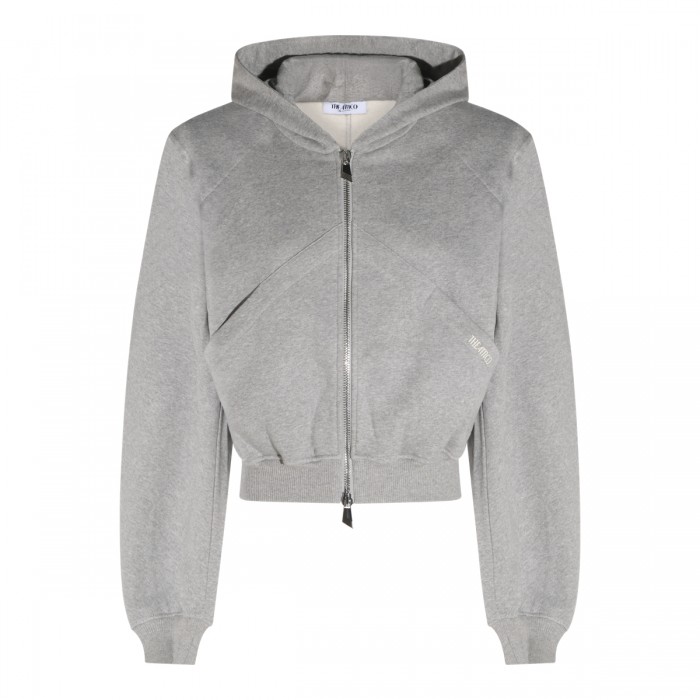 GREY COTTON SWEATSHIRT