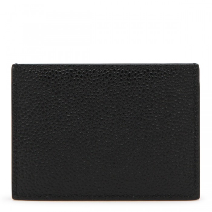 BLACK LEATHER CARD HOLDER 2