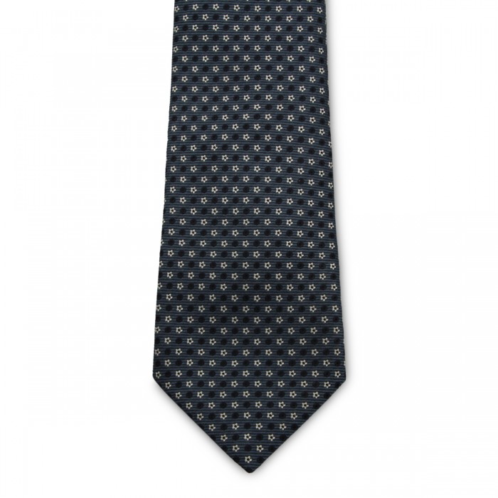GREY SILK TIE 2