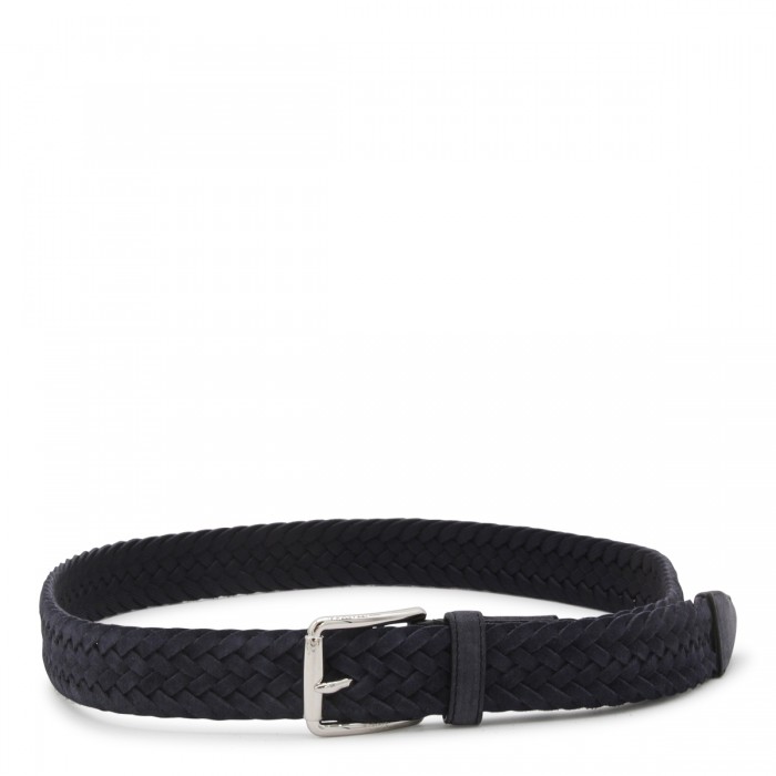 NAVY LEATHER BELT