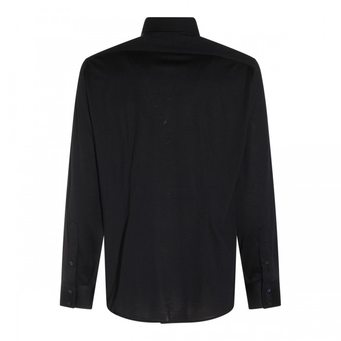 NAVY SILK AND COTTON BLEND... 2