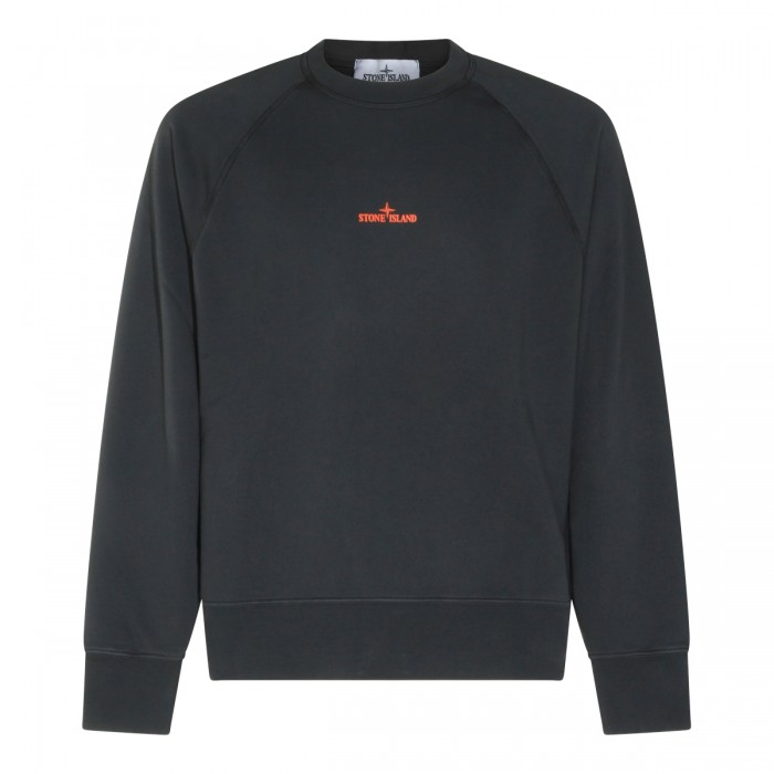 NAVY BLUE COTTON SWEATSHIRT