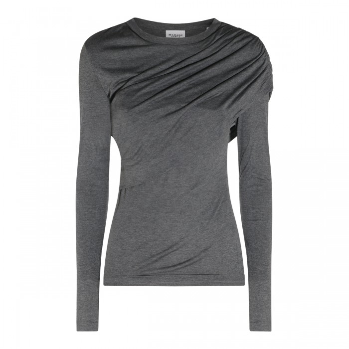 GREY VISCOSE DRESSI TOP