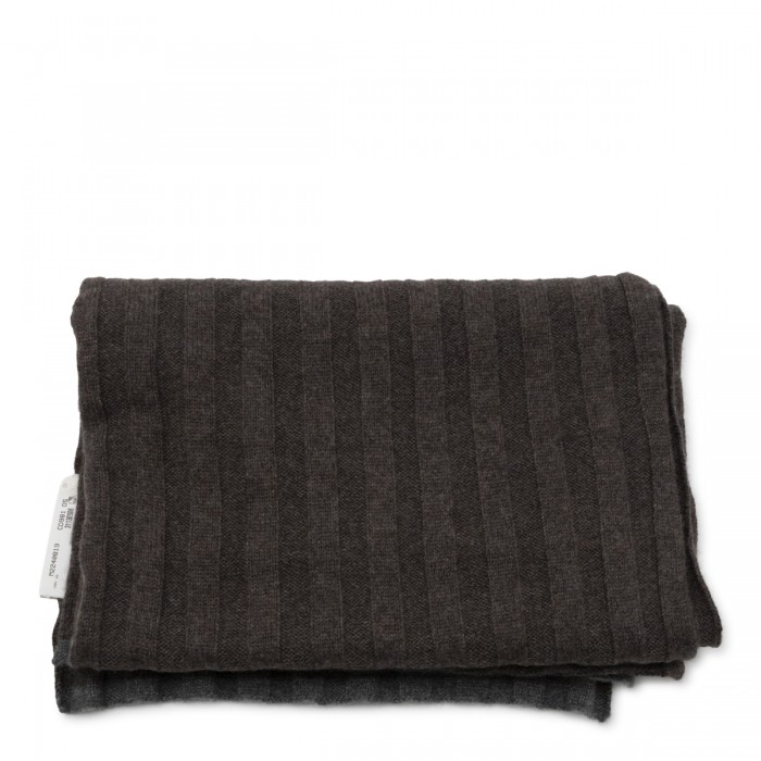 BROWN CASHMERE SCARF 2