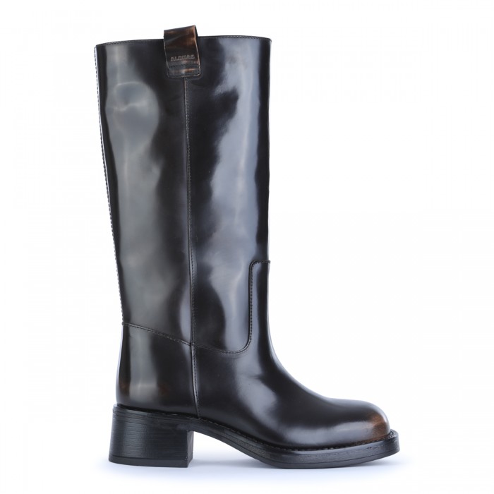 BROWN LEATHER SAJAN BOOTS