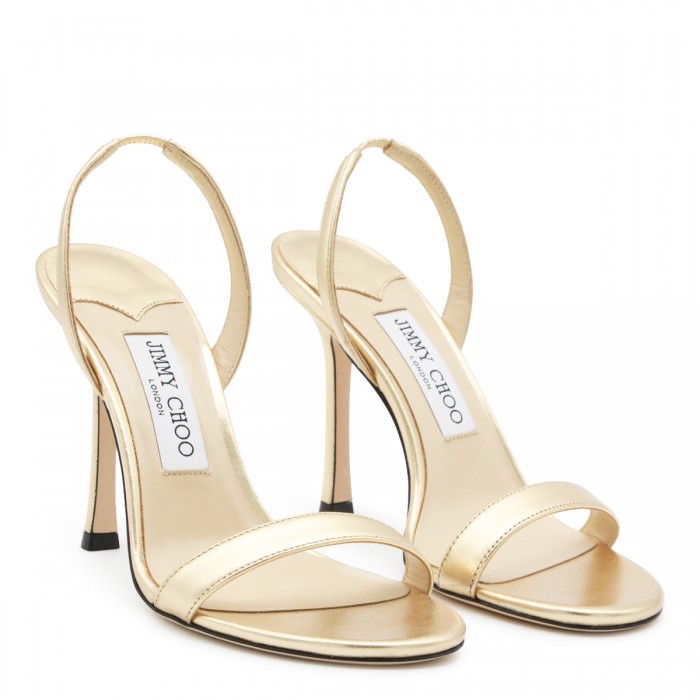 GOLD LEATHER JENN PUMPS 2