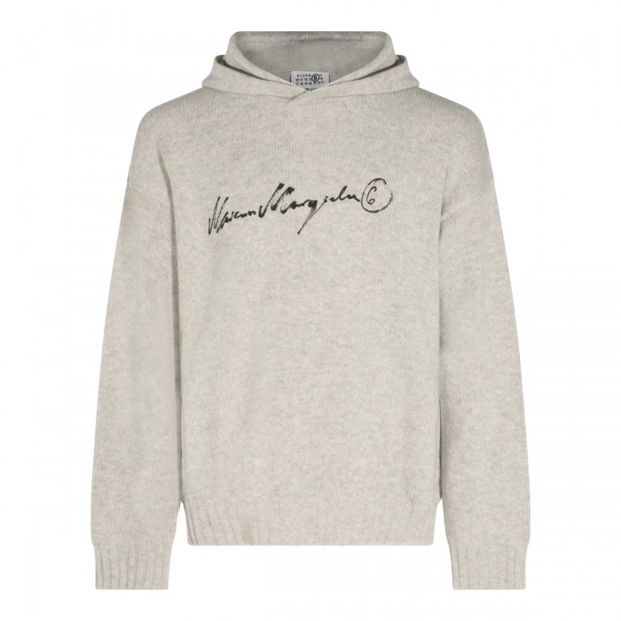 GREY WOOL KNITWEAR