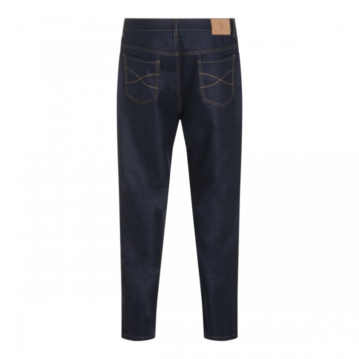 DARK NAVY WOOL PANTS 2