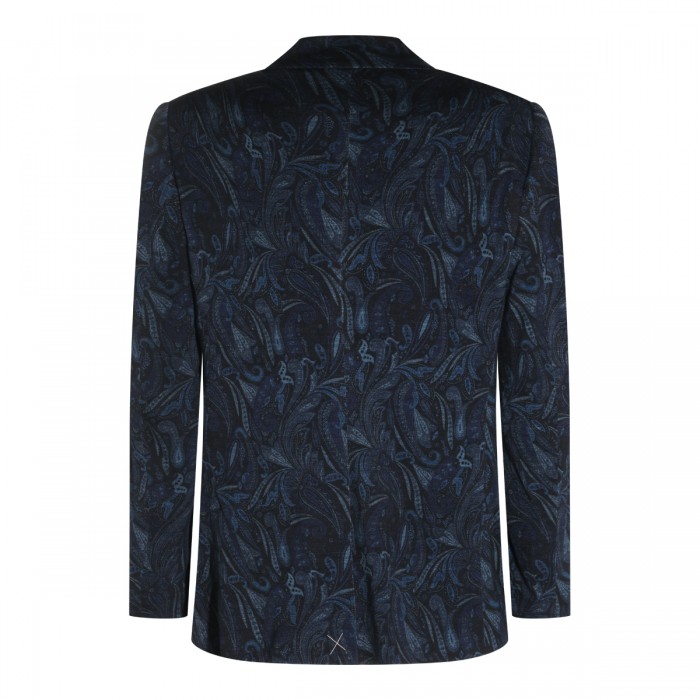 NAVY WOOL BLEND ARNICA BLAZER 2