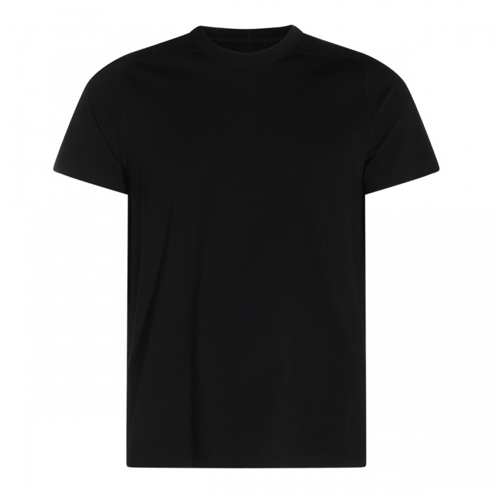 BLACK COTTON T-SHIRT