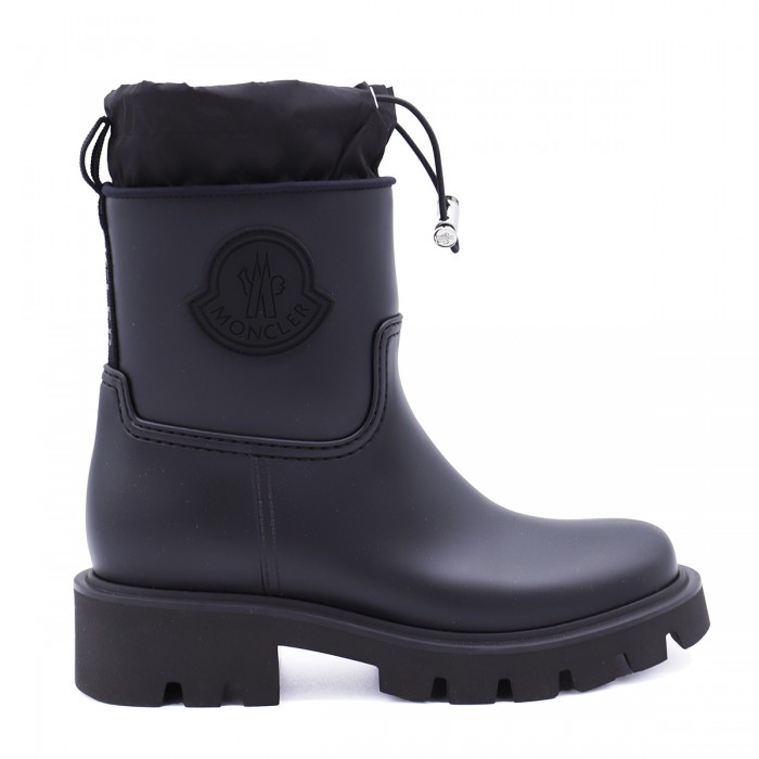 BLACK KICKSTREAM RAIN BOOTS