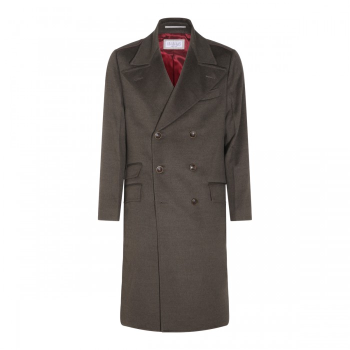 MUD VIRGIN WOOL LONG COAT