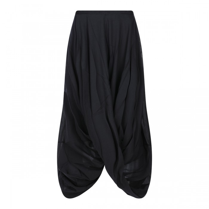 BLACK COTTON BLEND COCOON... 2