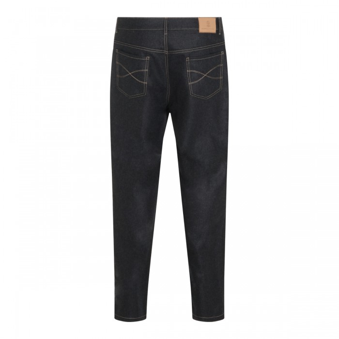 DARK GREY WOOL PANTS 2