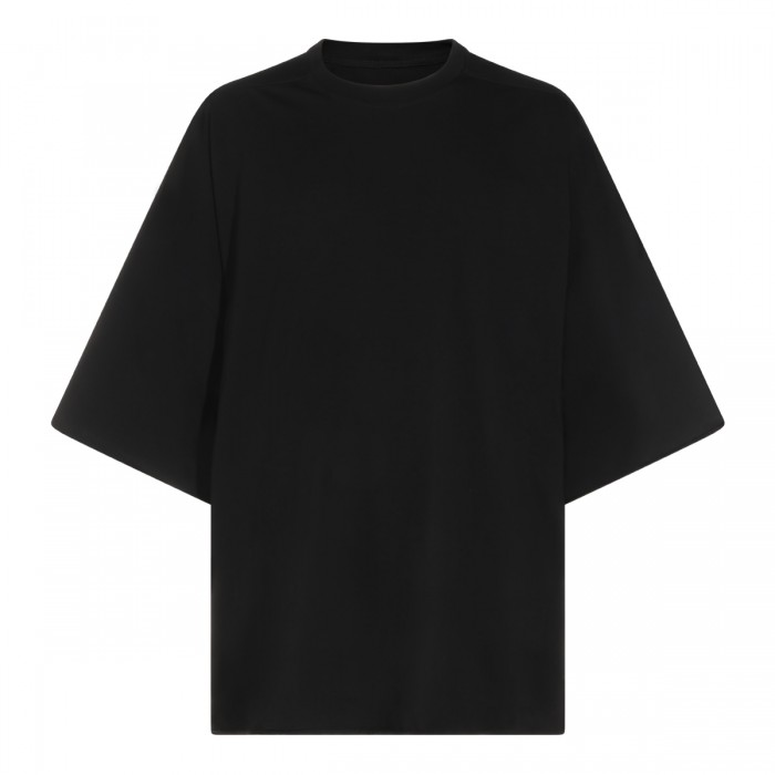 BLACK COTTON TOMMY T-SHIRT