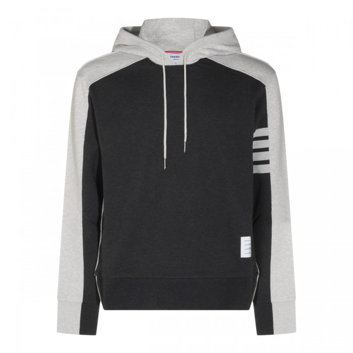 BLACKK AND GREY COTTON...