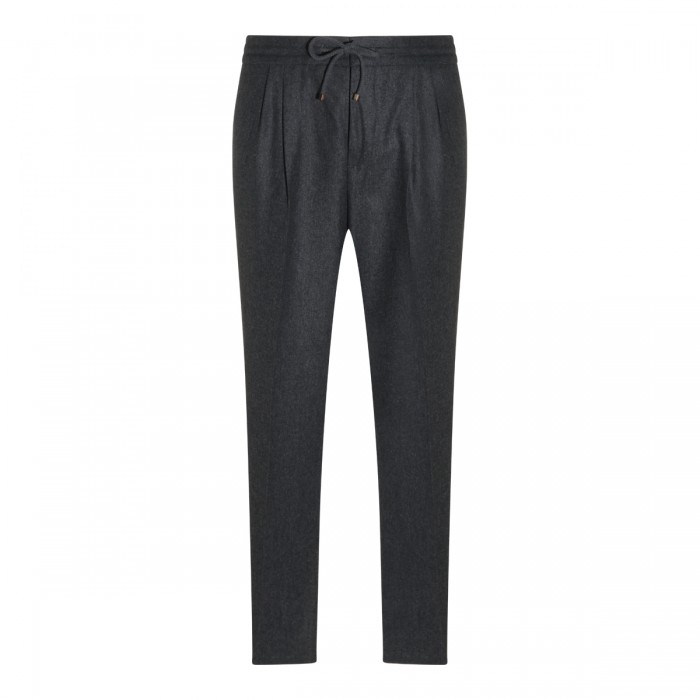 DARK GREY WOOL PANTS