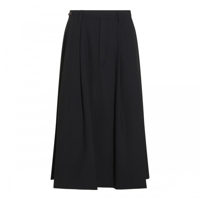 BLACK MIDI SKIRT