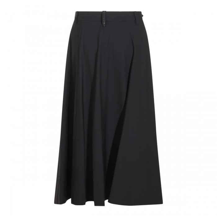 BLACK MIDI SKIRT 2