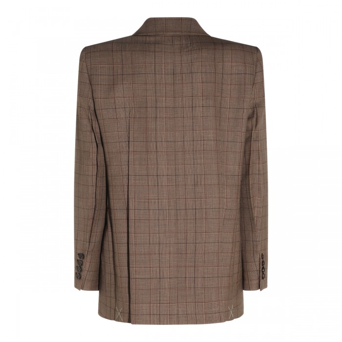 BROWN AND BEIGE WOOL CHECK... 2