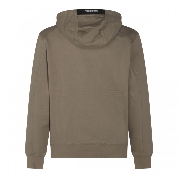 DARK BEUGE COTTON SWEATSHIRT 2