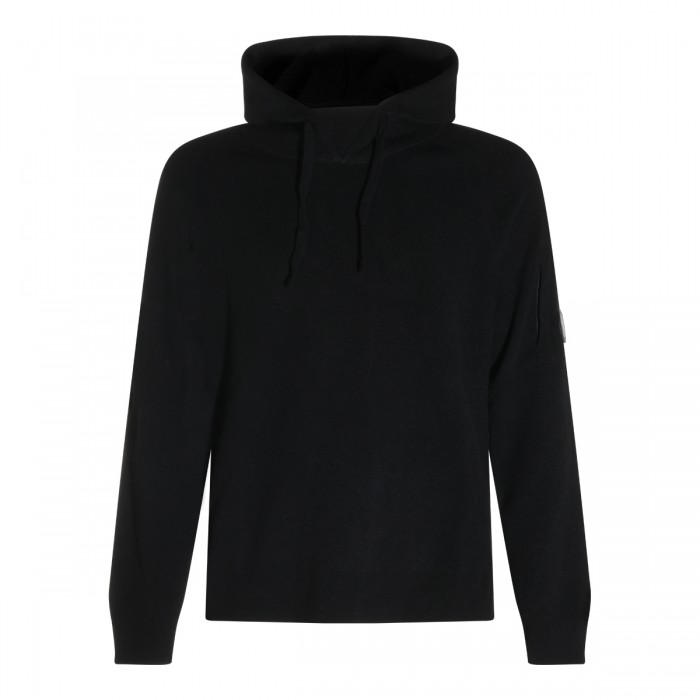 BLACK WOOL KNITWEAR