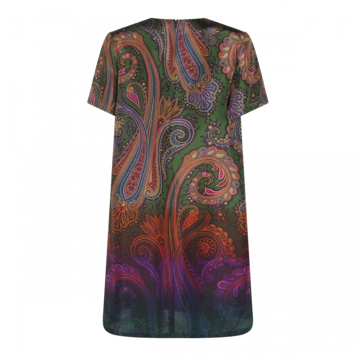 MULTICOLOR SILK DRESS 2